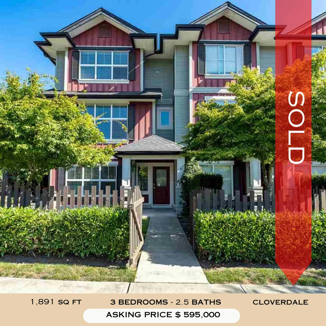 Sold property Cloverdale, Surrey