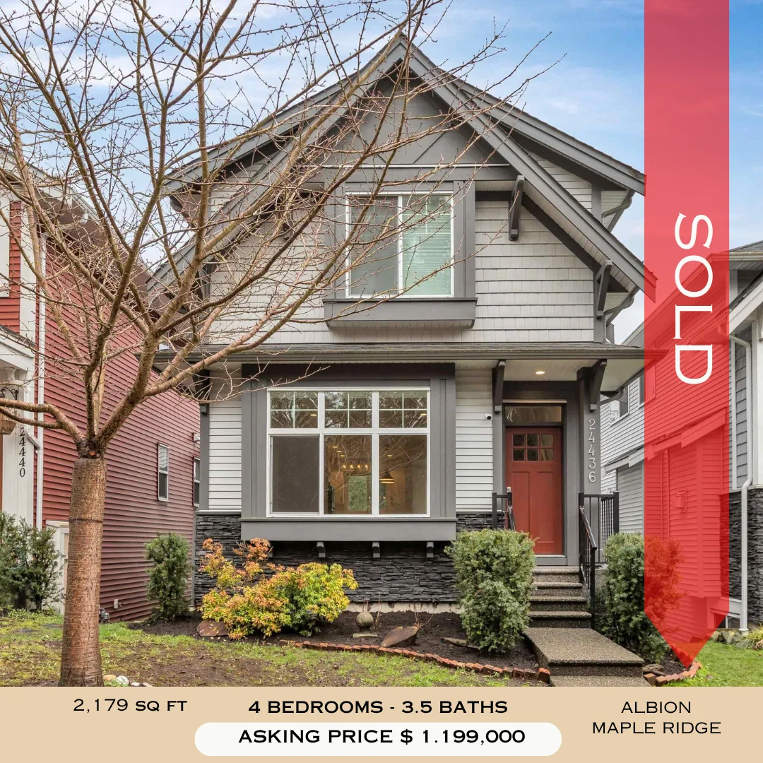 Sold property Albion, Maple Ridge
