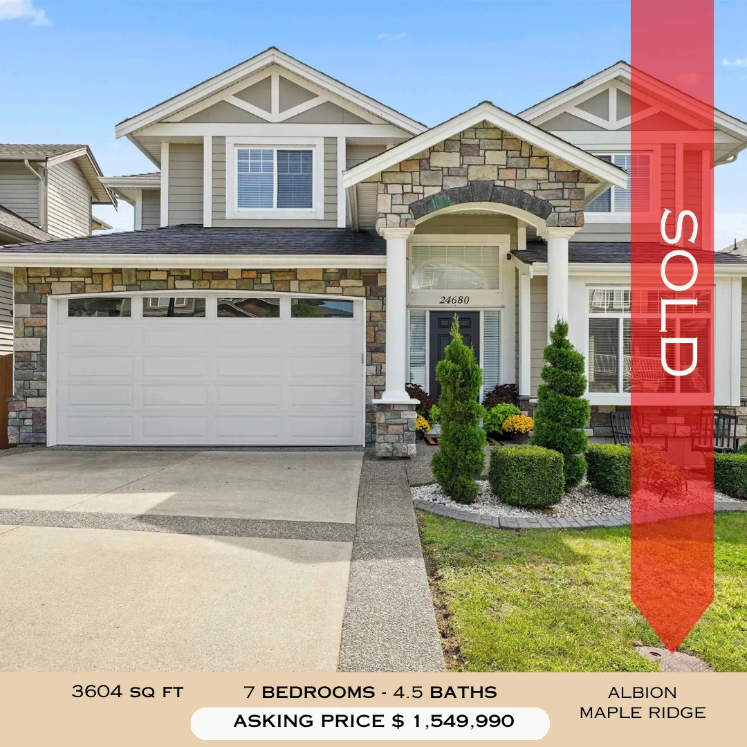 Sold property Albion, Maple Ridge