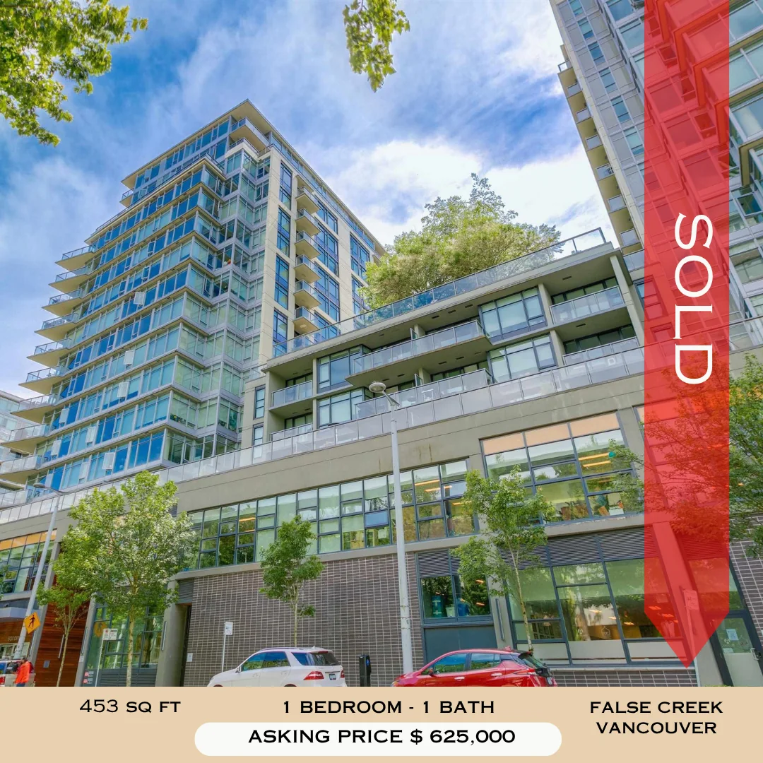 Sold property False Creek, Vancouver