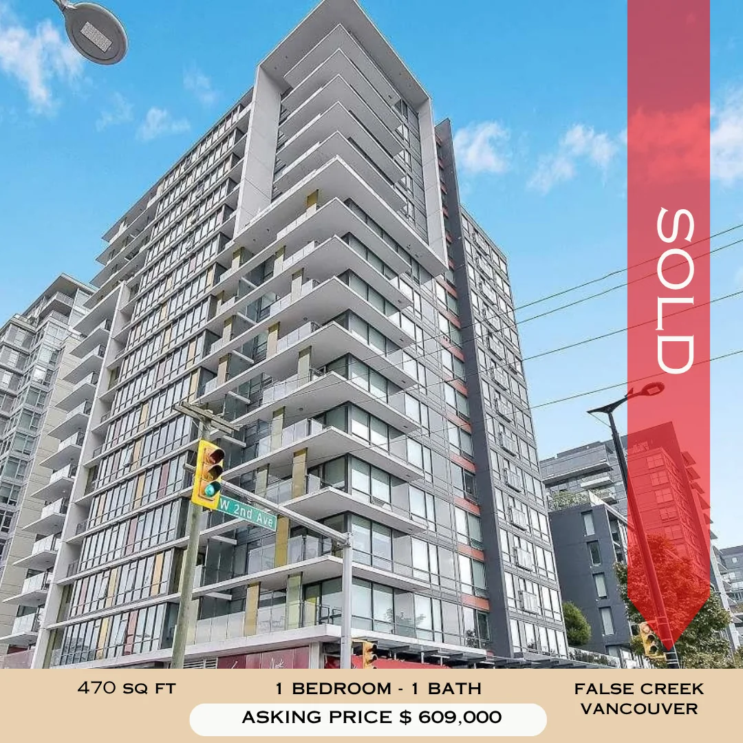 Sold property False Creek, Vancouver